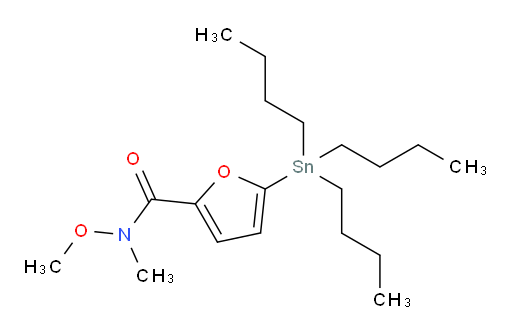 N-methoxy-N-methyl-5-(tributylstannyl)furan-2-carboxamide
