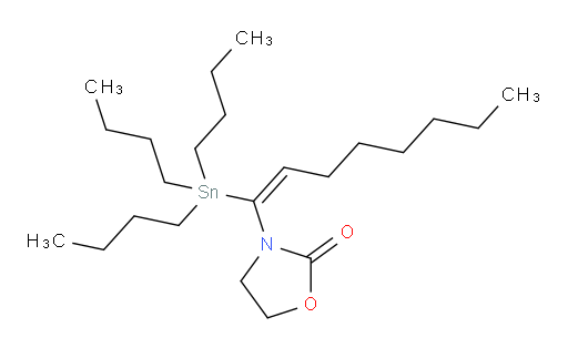 (E)-3-(1-(tributylstannyl)oct-1-en-1-yl)oxazolidin-2-one