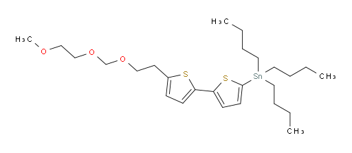 tributyl(5'-(2-((2-methoxyethoxy)methoxy)ethyl)-[2,2'-bithiophen]-5-yl)stannane