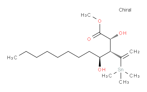 (2R,3R,4S)-甲基 2,4-二羟基-3-(1-(三甲基锡基)乙烯基)十二烷酸盐