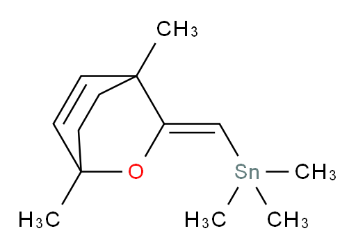 (Z)-((1,4-dimethyl-2-oxabicyclo[2.2.2]oct-5-en-3-ylidene)methyl)trimethylstannane