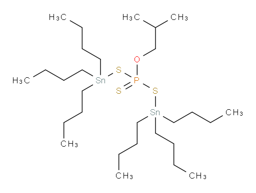 O-isobutyl S,S-bis(tributylstannyl) phosphorotrithioate