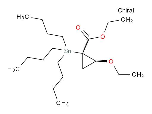 (1R,2S)-ethyl 2-ethoxy-1-(tributylstannyl)cyclopropanecarboxylate