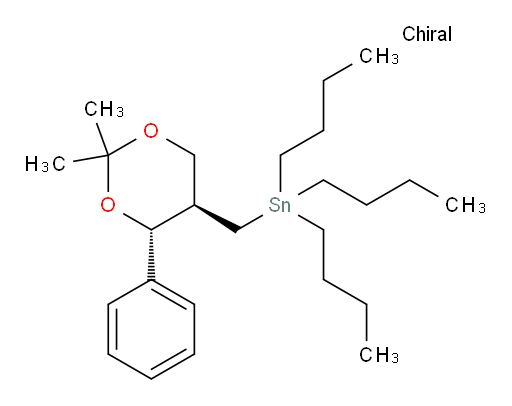 tributyl(((4R,5R)-2,2-dimethyl-4-phenyl-1,3-dioxan-5-yl)methyl)stannane