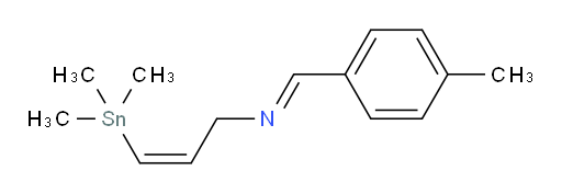 (2Z,NE)-N-(4-甲基苄亚基)-3-(三甲基锡基)丙-2-烯-1-胺