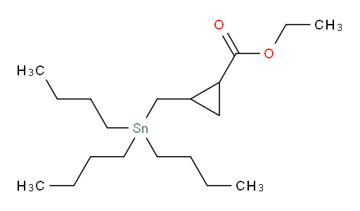 ethyl 2-((tributylstannyl)methyl)cyclopropanecarboxylate