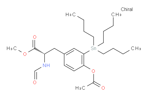 (S)-methyl 3-(4-acetoxy-3-(tributylstannyl)phenyl)-2-formamidopropanoate