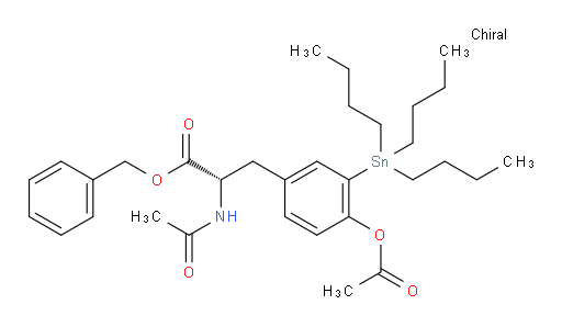 (S)-benzyl 2-acetamido-3-(4-acetoxy-3-(tributylstannyl)phenyl)propanoate