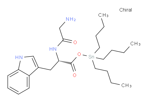 (S)-tributylstannyl 2-(2-aminoacetamido)-3-(1H-indol-3-yl)propanoate