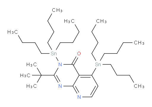 2-(叔丁基)-3,5-双(三丁基锡基)吡啶并[2,3-d]嘧啶-4(3H)-酮