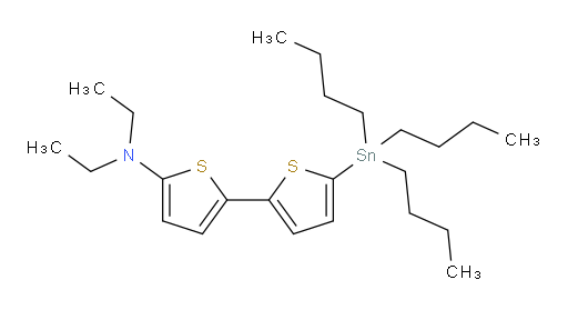 N,N-diethyl-5'-(tributylstannyl)-[2,2'-bithiophen]-5-amine