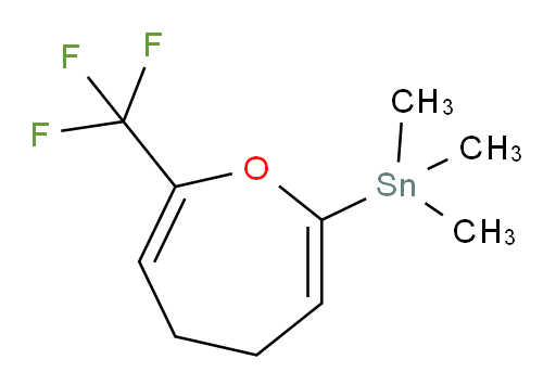 trimethyl(7-(trifluoromethyl)-4,5-dihydrooxepin-2-yl)stannane
