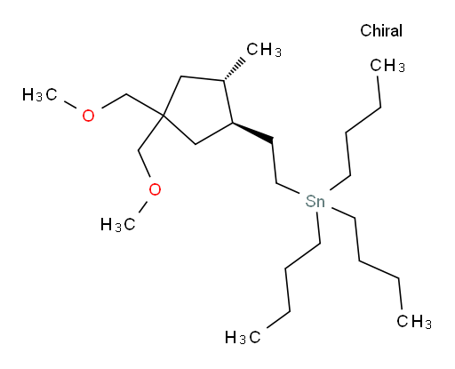 (2-((1R,2S)-4,4-双(甲氧基甲基)-2-甲基环戊基)乙基)三丁基锡烷