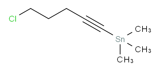 (5-chloropent-1-yn-1-yl)trimethylstannane