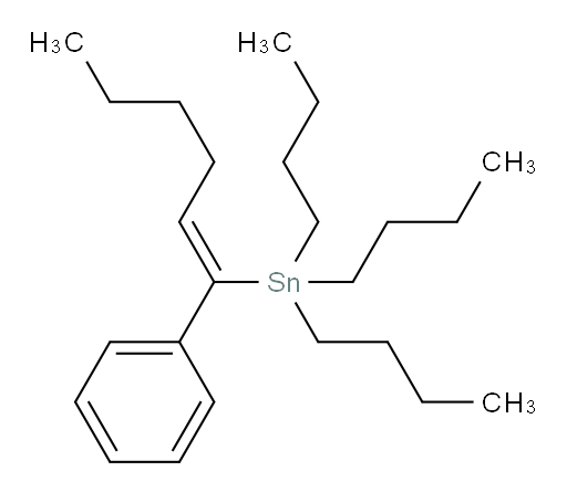 (Z)-三丁基(1-苯基己-1-烯-1-基)锡烷