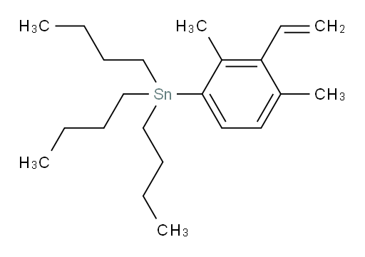 tributyl(2,4-dimethyl-3-vinylphenyl)stannane