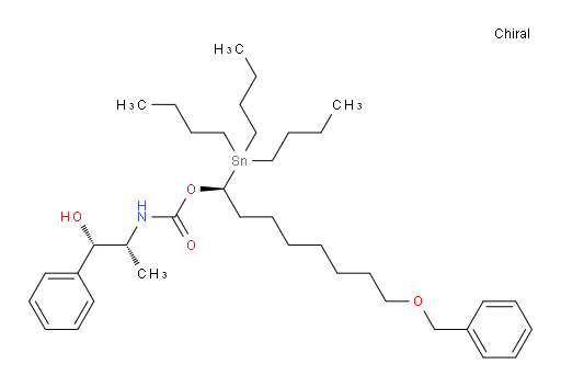 (S)-8-(苄氧基)-1-(三丁基锡基)辛基 ((1S,2R)-1-羟基-1-苯基丙-2-基)氨基甲酸酯