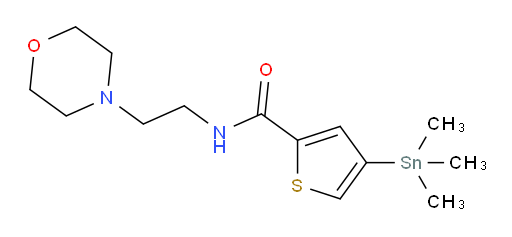 N-(2-吗啉-4-基乙基)-4-(三甲基锡基)噻吩-2-甲酰胺