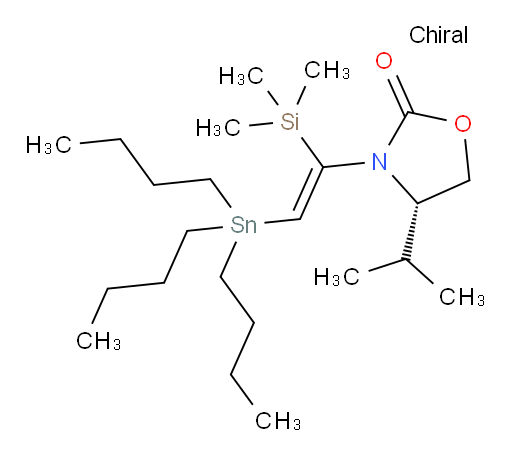 (S,Z)-4-异丙基-3-(2-(三丁基锡基)-1-(三甲基硅基)乙烯基)噁唑烷-2-酮