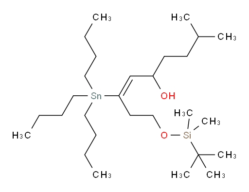 (E)-1-((叔丁基二甲基sil氧基))-8-甲基-3-(三丁基锡基)壬-3-烯-5-醇