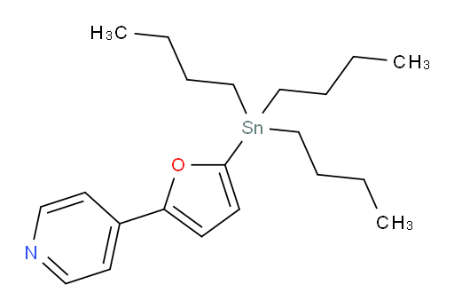 4-(5-(三丁基锡基)呋喃-2-基)吡啶