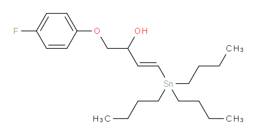 (E)-1-(4-氟苯氧基)-4-(三丁基锡基)丁-3-烯-2-醇