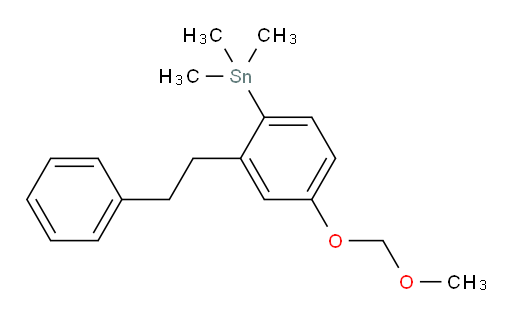 (4-(methoxymethoxy)-2-phenethylphenyl)trimethylstannane