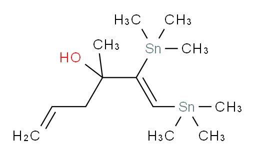 (Z)-3-methyl-1,2-bis(trimethylstannyl)hexa-1,5-dien-3-ol