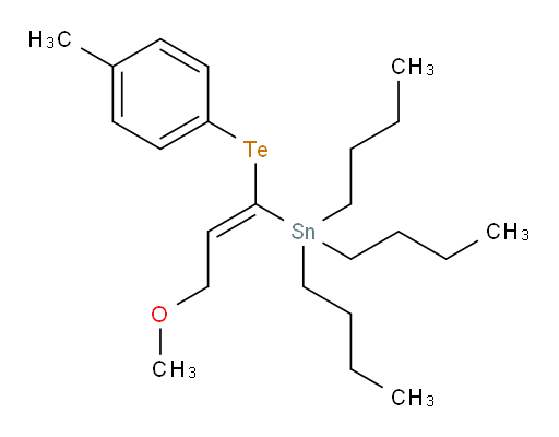 (E)-tributyl(3-methoxy-1-(p-tolyltellanyl)prop-1-en-1-yl)stannane