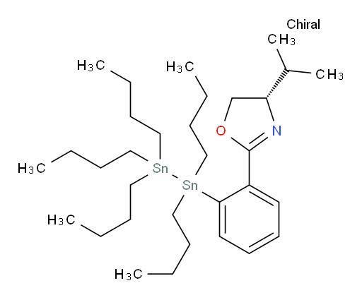 (S)-4-isopropyl-2-(2-(1,1,2,2,2-pentabutyldistannyl)phenyl)-4,5-dihydrooxazole