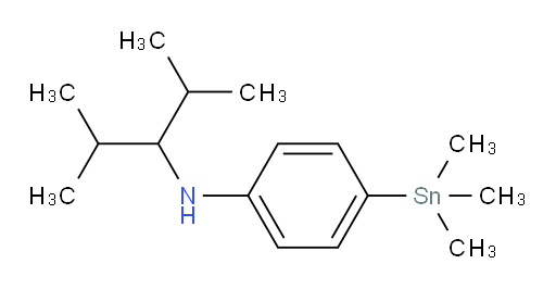 N-(2,4-dimethylpentan-3-yl)-4-(trimethylstannyl)aniline