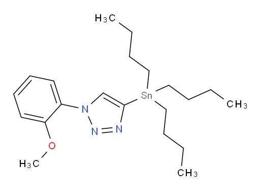 1-(2-methoxyphenyl)-4-(tributylstannyl)-1H-1,2,3-triazole