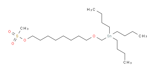 8-((tributylstannyl)methoxy)octyl methanesulfonate