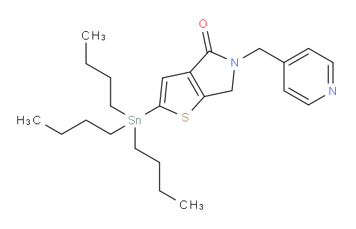 5-(pyridin-4-ylmethyl)-2-(tributylstannyl)-5,6-dihydro-4H-thieno[2,3-c]pyrrol-4-one