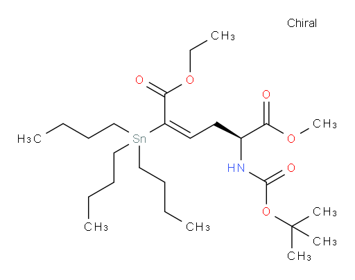 (S,E)-1-ethyl 6-methyl 5-((tert-butoxycarbonyl)amino)-2-(tributylstannyl)hex-2-enedioate