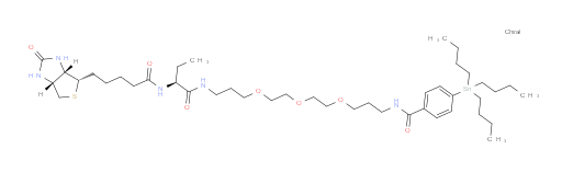 N-((S)-16-乙基-15,18-二氧代-22-((3aS,4S,6aR)-2-氧代六氢-1H-噻吩并[3,4-d]咪唑-4-基)-4,7,10-三氧杂-14,17-二氮杂docosyl)-4-(三丁基锡基)苯甲酰胺