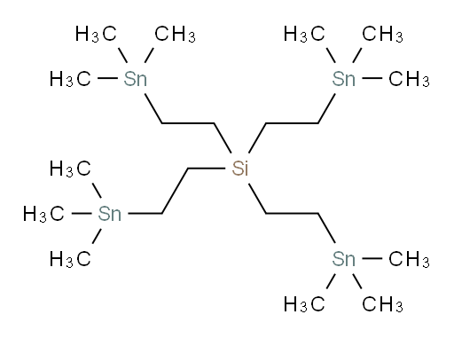 tetrakis(2-(trimethylstannyl)ethyl)silane