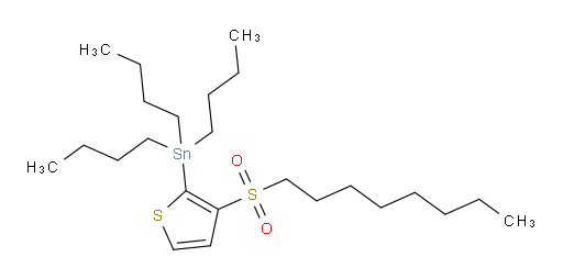 tributyl(3-(octylsulfonyl)thiophen-2-yl)stannane