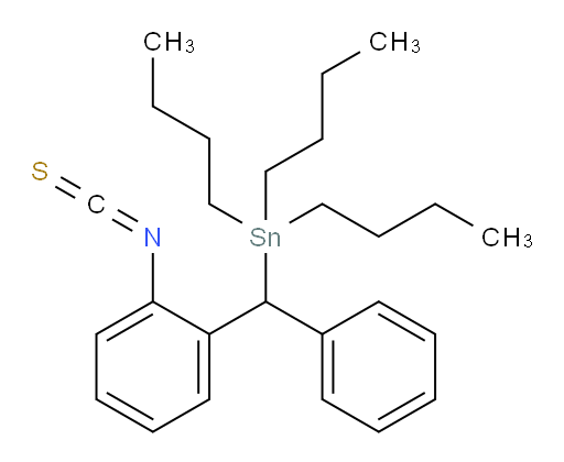 tributyl((2-isothiocyanatophenyl)(phenyl)methyl)stannane
