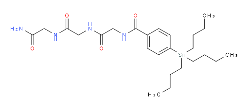 N-(2-((2-((2-amino-2-oxoethyl)amino)-2-oxoethyl)amino)-2-oxoethyl)-4-(tributylstannyl)benzamide