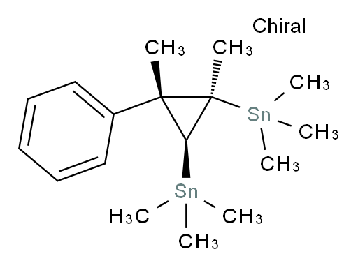 ((1R,2S,3S)-1,3-dimethyl-3-phenylcyclopropane-1,2-diyl)bis(trimethylstannane)