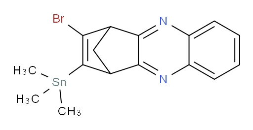 2-bromo-3-(trimethylstannyl)-1,4-dihydro-1,4-methanophenazine