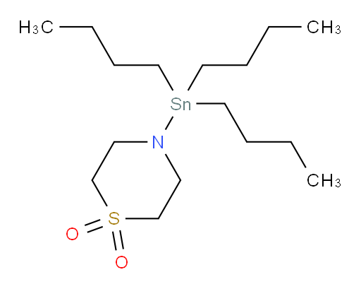 4-(tributylstannyl)thiomorpholine 1,1-dioxide
