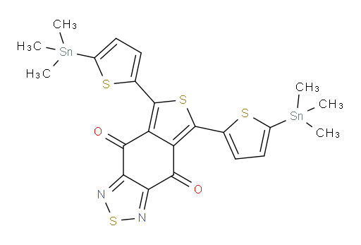 5,7-bis(5-(trimethylstannyl)thiophen-2-yl)thieno[3',4':4,5]benzo[1,2-c][1,2,5]thiadiazole-4,8-dione