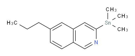 6-propyl-3-(trimethylstannyl)isoquinoline