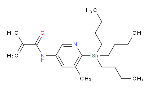 N-(5-methyl-6-(tributylstannyl)pyridin-3-yl)methacrylamide