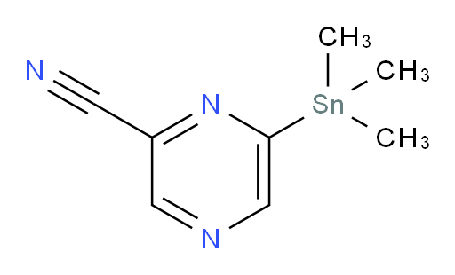 6-(trimethylstannyl)pyrazine-2-carbonitrile