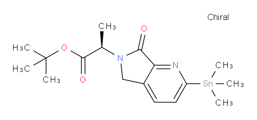 (R)-tert-butyl 2-(7-oxo-2-(trimethylstannyl)-5H-pyrrolo[3,4-b]pyridin-6(7H)-yl)propanoate