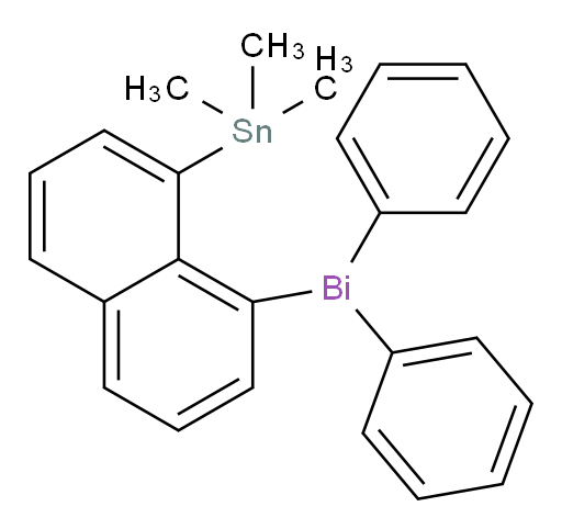 diphenyl(8-(trimethylstannyl)naphthalen-1-yl)bismuthine