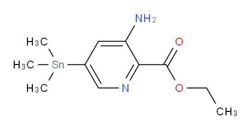 ethyl 3-amino-5-(trimethylstannyl)picolinate